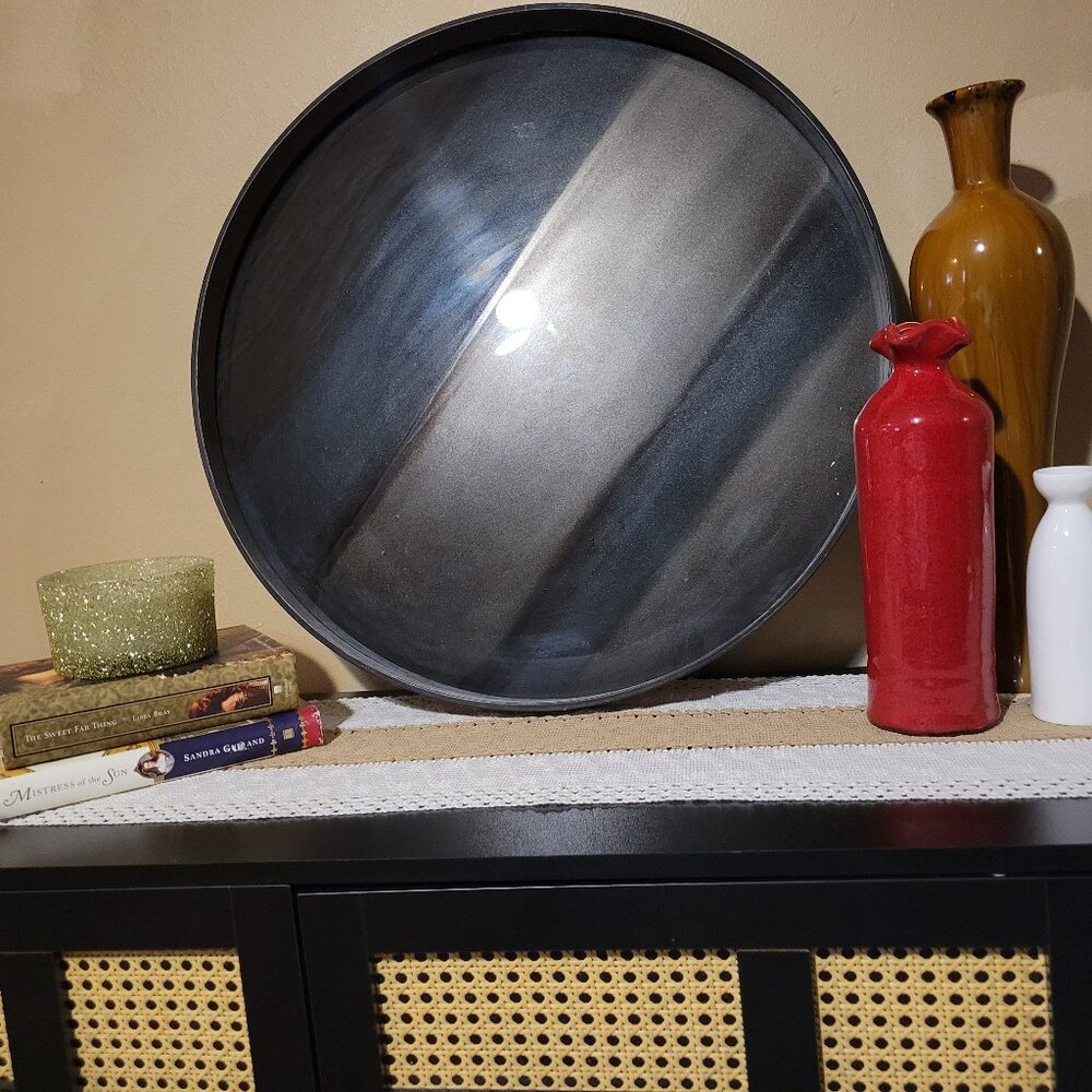 Ethnicraft Organic Round Glass Tray